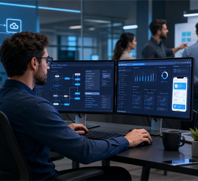 Custom software development and technology